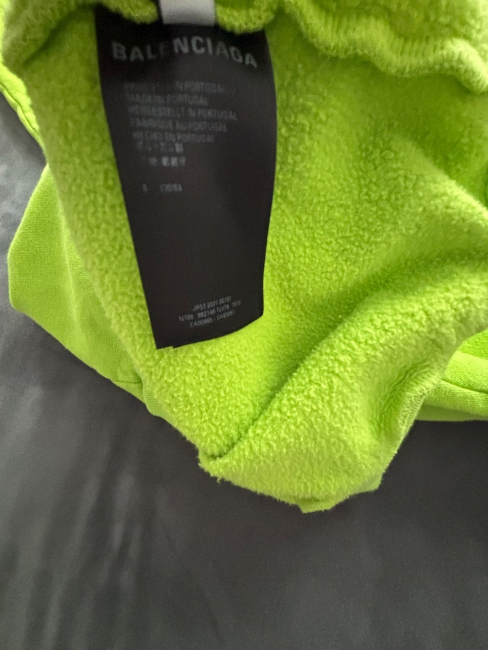 The Balenciaga Kids Logo Trademark Graphic Fleece Sweatshirt in size 8Y Unisex - Picture 10 of 15